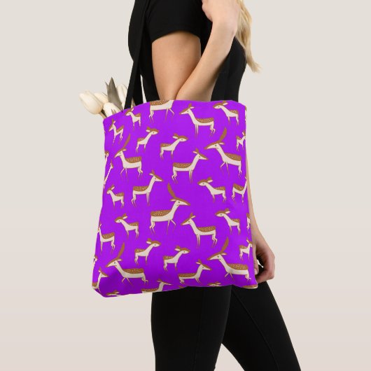 Cute Baby Deer and Family Tote Bag (Dichtbij)