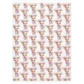 Cute Baby Deer Cartoon Illustration Pattern Tafelkleed (Voorkant)