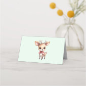 Cute Baby Deer Cartoon Illustration Plaatskaartje (Voorkant)