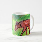 Cute Baby Deer Fawns Koffiemok (Voorkant rechts)