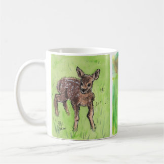 Cute Baby Deer Fawns Koffiemok