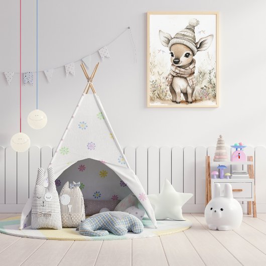 Cute Baby Deer Perfect Poster