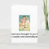  Cute Baby die op Puppy Dog van de Telefoon spreek (Achterkant)