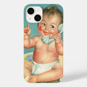  Cute Baby die op Puppy Dog van de Telefoon spreek Case-Mate iPhone Case