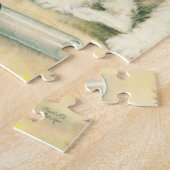 Cute Baby die op Puppy Dog van de Telefoon spreek Legpuzzel (Zijkant)