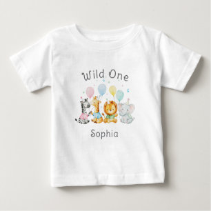 Cute Baby Dieren Wild One 1e Verjaardag