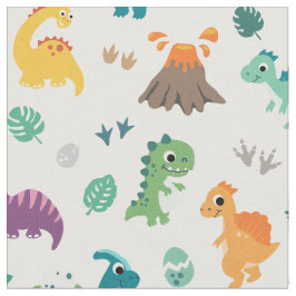 Cute Baby Dino Dinosaur patroon Kinderen Birthday Stof