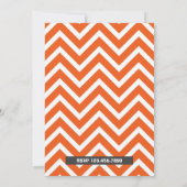 Cute Baby Dinosaur Baby shower Invitation Kaart (Achterkant)