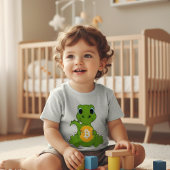 Cute Baby Dinosaur Bitcoin Crypto Graphic Toddler 