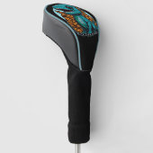 Cute Baby Dinosaur Golfheadcover (Schuin)