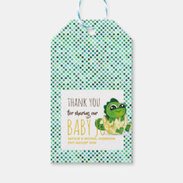 Cute Baby Dinosaur Hatching Shower Party Polkadot Cadeaulabel