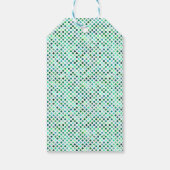 Cute Baby Dinosaur Hatching Shower Party Polkadot Cadeaulabel (Achterkant)