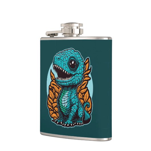 Cute Baby Dinosaur Heupfles (Links)