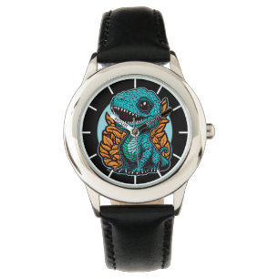 Cute Baby Dinosaur Horloge