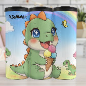  Cute Baby Dinosaur Ice Cream Thermosbeker