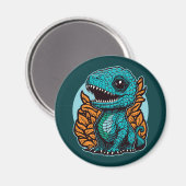 Cute Baby Dinosaur Magneet (Voorkant / Achterkant)