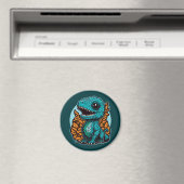 Cute Baby Dinosaur Magneet (Insitu (Vaatwasser))