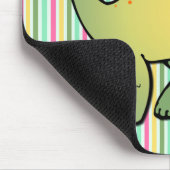 Cute Baby Dinosaur Mousepad voor een meisje Muismat (Hoek)