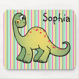 Cute Baby Dinosaur Mousepad voor een meisje Muismat