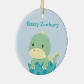 Cute Baby Dinosaur Newly Hatched Newborn Ornament (Rechts)
