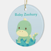 Cute Baby Dinosaur Newly Hatched Newborn Ornament (Links)