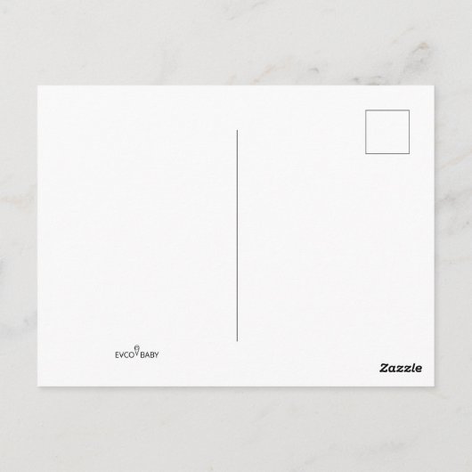 Cute Baby Dinosaur Pattern Gepersonaliseerd Dank u Briefkaart (Achterkant)