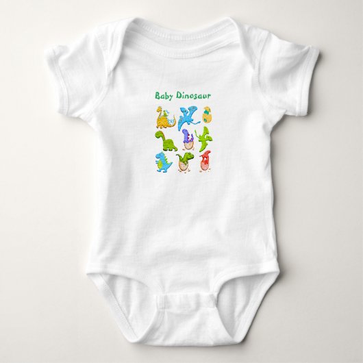 Cute Baby Dinosaur Romper (Voorkant)