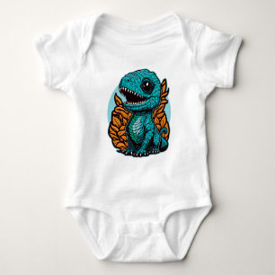 Cute Baby Dinosaur Romper