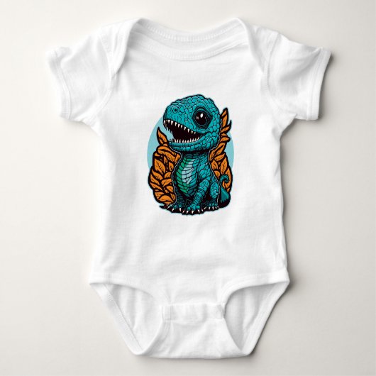 Cute Baby Dinosaur Romper (Voorkant)