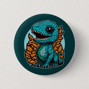 Cute Baby Dinosaur Ronde Button 5,7 Cm
