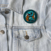 Cute Baby Dinosaur Ronde Button 5,7 Cm (In situ)