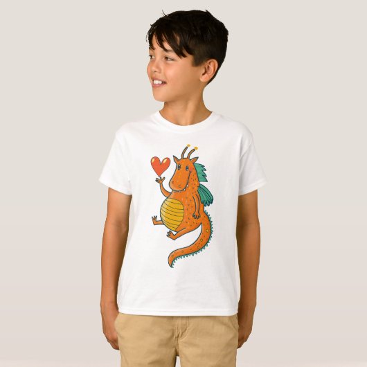 Cute baby dinosaur t-shirt (Voorkant volledig)