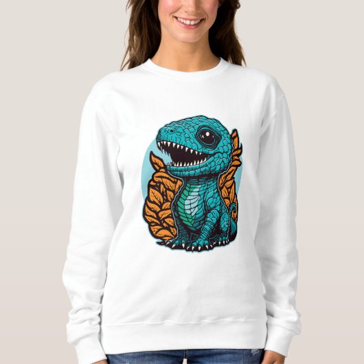 Cute Baby Dinosaur Trui (Voorkant)