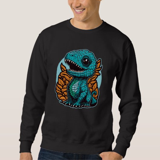 Cute Baby Dinosaur Trui (Voorkant)