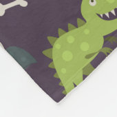 Cute Baby Dinosaurs Dino Boys Fleece Deken (Hoek)