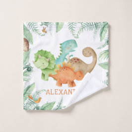 Cute Baby Dinosaurs Kinder Washandje