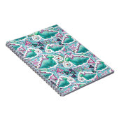 Cute Baby Dinosaurs Pattern Notitieboek (Rechterzijde)