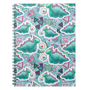 Cute Baby Dinosaurs Pattern Notitieboek