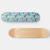 Cute Baby Dinosaurs Pattern Skateboard (Horizontaal)