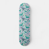 Cute Baby Dinosaurs Pattern Skateboard (Voorkant)