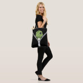 Cute baby dinosaurus Peek Tote Bag (Op model)