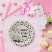 Cute Baby Donkey Birthday Party Papieren Bordje (Feest)