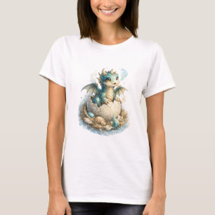 Cute Baby Draak Komt Uit Ei T-Shirt