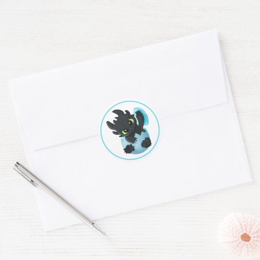 Cute Baby Dragon Easter Sticker Pack (Envelop)