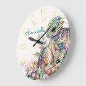 Cute Baby Dragon Egg Grote Klok (Hoek)