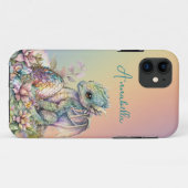 Cute Baby Dragon Egg op regenboog Case-Mate iPhone Case (Achterkant (horizontaal))