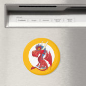 Cute Baby Dragon Magneet (Insitu (Vaatwasser))
