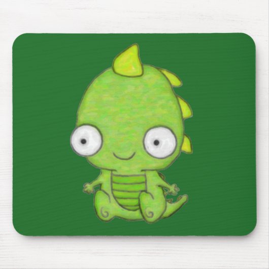 Cute Baby Dragon Muismat (Voorkant)