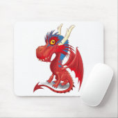 Cute Baby Dragon Muismat (Met muis)