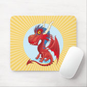 Cute baby dragon Muismat (Met muis)